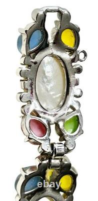 TRIFARI Alfred Philippe Fruit Salad Pearl Bracelet Multi Color Tutti Frutti READ