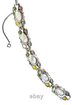 TRIFARI Alfred Philippe Fruit Salad Pearl Bracelet Multi Color Tutti Frutti READ