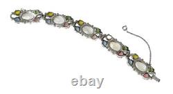 TRIFARI Alfred Philippe Fruit Salad Pearl Bracelet Multi Color Tutti Frutti READ