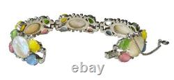 TRIFARI Alfred Philippe Fruit Salad Pearl Bracelet Multi Color Tutti Frutti READ