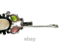 TRIFARI Alfred Philippe Fruit Salad Pearl Bracelet Multi Color Tutti Frutti READ