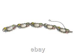 TRIFARI Alfred Philippe Fruit Salad Pearl Bracelet Multi Color Tutti Frutti READ