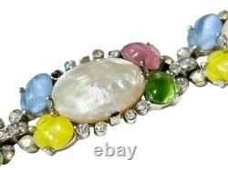 TRIFARI Alfred Philippe Fruit Salad Pearl Bracelet Multi Color Tutti Frutti READ