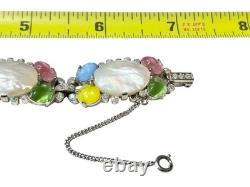 TRIFARI Alfred Philippe Fruit Salad Pearl Bracelet Multi Color Tutti Frutti READ