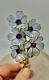 TRIFARI Alfred Philippe Gripoix Flower Clip Brooch 6 Circa 1940 3 Dimensional