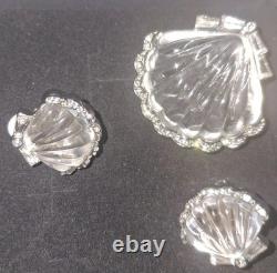 TRIFARI'Alfred Philippe Jelly Belly'Moonshell' Seashell Clip-On Earrings Pin