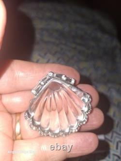 TRIFARI'Alfred Philippe Jelly Belly'Moonshell' Seashell Clip-On Earrings Pin