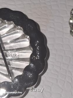TRIFARI'Alfred Philippe Jelly Belly'Moonshell' Seashell Clip-On Earrings Pin