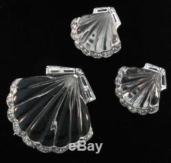 TRIFARI'Alfred Philippe' Jelly Belly'Moonshell' Seashell Pin Clip & Earrings