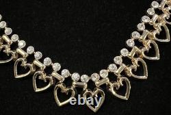 TRIFARI Alfred Philippe'Queen of Hearts' Open Heart Rhinestone Necklace-609