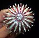 TRIFARI Alfred Philippe Ruby and Pave Diamante'Starflight Fireworks' Large Pin