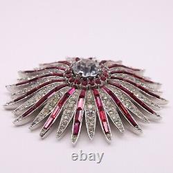 TRIFARI Alfred Philippe Ruby and Pave Diamante'Starflight Fireworks' Large Pin