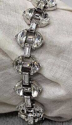 TRIFARI Alfred Philippe Rue De La Paix Clear Demi lune and Baguette Bracelet