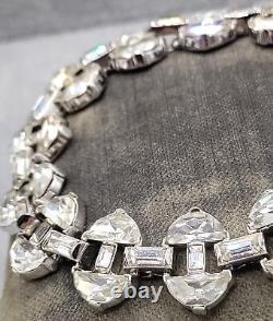 TRIFARI Alfred Philippe Rue De La Paix Clear Demi lune and Baguette Bracelet