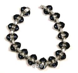 TRIFARI Alfred Philippe'Rue De La Paix' Sapphire Demilune and Baguette Bracelet