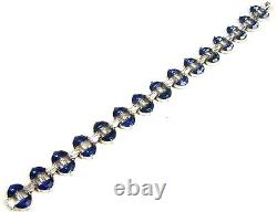 TRIFARI Alfred Philippe'Rue De La Paix' Sapphire Demilune and Baguette Bracelet