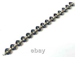 TRIFARI Alfred Philippe'Rue De La Paix' Sapphire Demilune and Baguette Bracelet