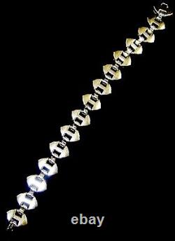 TRIFARI Alfred Philippe'Rue De La Paix' Sapphire Demilune and Baguette Bracelet