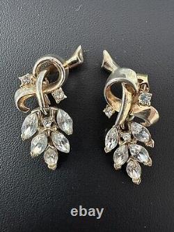 TRIFARI Alfred Philippe Set Coronet Gold Marquise Navette Parure Book