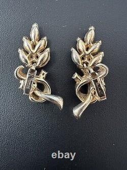TRIFARI Alfred Philippe Set Coronet Gold Marquise Navette Parure Book