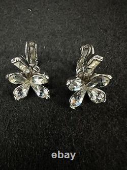 TRIFARI Alfred Philippe Set Star Flower Silver Teardrop Full-Parure Book