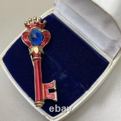 TRIFARI Alfred Philippe Vintage Coronation Crown Brooch & Earrings Set Jelly