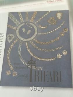 TRIFARI Autumn Leaves Book Alfred Philippe Gold-Trifanium Set PAT PEND