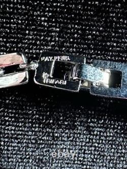 TRIFARI Baguette Drop-Dangle Parure Alfred Philippe Silver-Trifanium PAT PEND