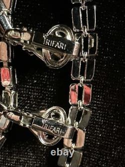 TRIFARI Baguette Drop-Dangle Parure Alfred Philippe Silver-Trifanium PAT PEND