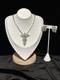 TRIFARI Baguette Parure Earrings Necklace Trifanium Alfred Philippe PAT PEND