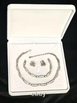 TRIFARI Baguettes Parure Alfred Philippe Trifanium Earrings Bracelet Necklace