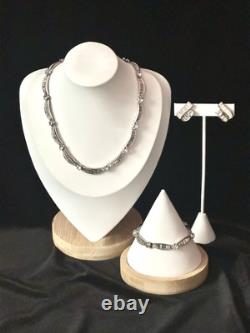 TRIFARI Baguettes Parure Alfred Philippe Trifanium Earrings Bracelet Necklace