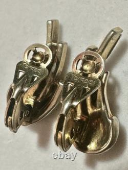 TRIFARI Birds In Flight Set 1950 Crystal Baguettes Gold Alfred Philippe withBox