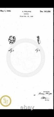 TRIFARI Brooch Earrings 1945 Alfred Philippe Sterling Cabochons PAT PEND