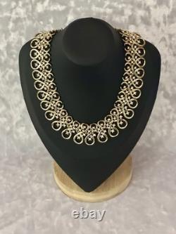TRIFARI Chantilly 1962 Set Gold Lace Rhinestones Alfred Philippe PAT PEND