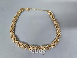 TRIFARI Cordon D'or Book-Set Alfred Philippe Earrings Bracelet Necklace Gold