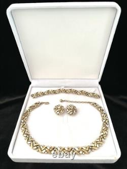 TRIFARI Cordon D'or Book Set Alfred Philippe Trifanium Rhinestones PAT PEND