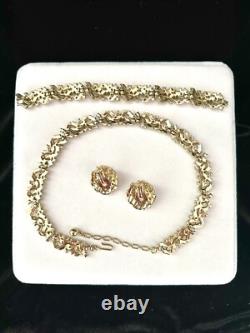 TRIFARI Cordon D'or Book Set Alfred Philippe Trifanium Rhinestones PAT PEND
