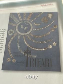 TRIFARI Cordon D'or Book Set Alfred Philippe Trifanium Rhinestones PAT PEND