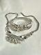 TRIFARI Coronet Set Navette SILVER Alfred Philippe PAT PEND Demi-Parure Book