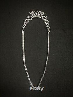TRIFARI Coronet Set Navette SILVER Alfred Philippe PAT PEND Demi-Parure Book