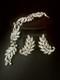 TRIFARI Crescendo Set Earrings Bracelet Rhodium Rhinestones A. Philippe withBox