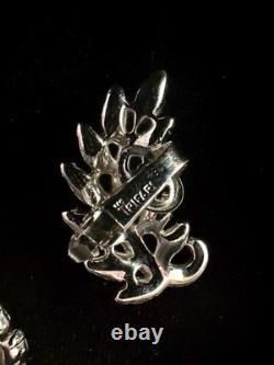 TRIFARI Crescendo Set Earrings Bracelet Rhodium Rhinestones A. Philippe withBox