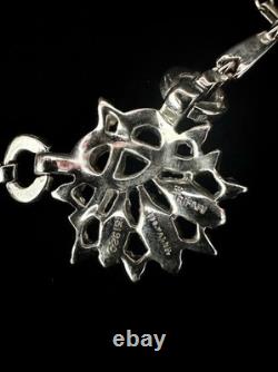TRIFARI Crystal Ribbon Set 1948 Rhodium Rhinestones Alfred Philippe PAT PEND Box