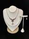 TRIFARI Crystal & Ruby-Red Parure 1952 Earrings Necklace Dangle Alfred Philippe