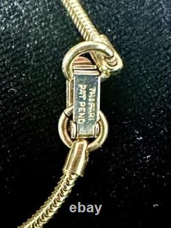 TRIFARI DEAREST Fan Set Alfred Philippe Pear Teardrop Gold-Tone PAT PEND withBox