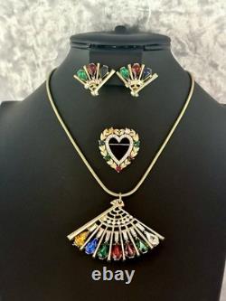 TRIFARI Dearest Set Diamanté Gold-Trifanium Alfred Philippe Crown