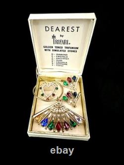 TRIFARI Dearest Set Diamanté Gold-Trifanium Alfred Philippe Crown