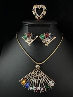 TRIFARI Dearest Set Diamanté Gold-Trifanium Alfred Philippe Crown
