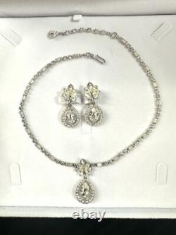 TRIFARI Diamanté Set Alfred Philippe Flower Teardrop Pear Trifanium PAT PEND